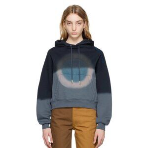 Eckhaus Latta Blue Graphic Hoodie (Size M)